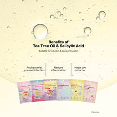 【Yukazan x Butterbear】 Hydrocolloid Acne Healing Patch 30's Pimple Patch