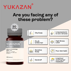 Yukazan Vit Topi+ 30's Hair Growth Chewable Supplement/ Healthy Hair Scalp / Anti Hair Loss / Hair Growth
