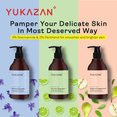 Yukazan Bluebell Body Lotion 300ml - Daily Moisturizing Brightening Body Lotion