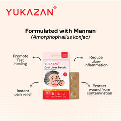 Yukazan Oral Ulcer Patch (6 pieces) - For all kind of oral & canker ulcers