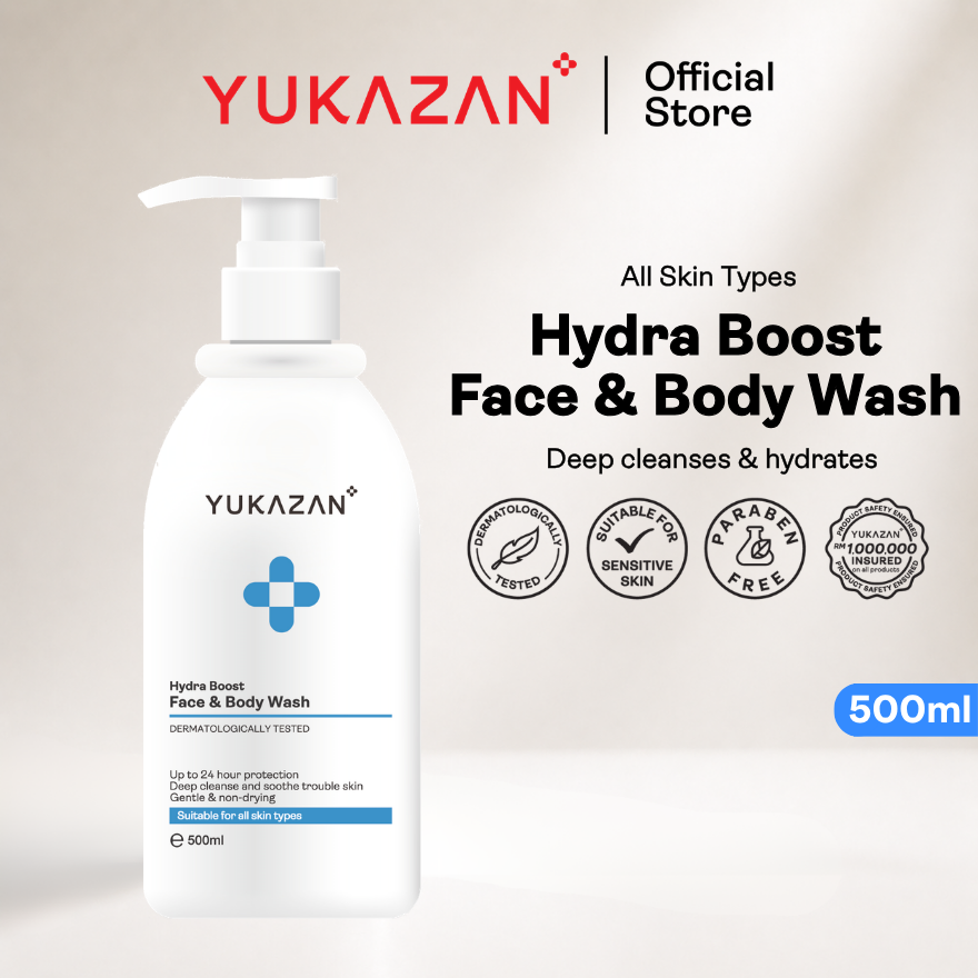 Yukazan Derma Hydra Boost Face & Body Wash (500ml)