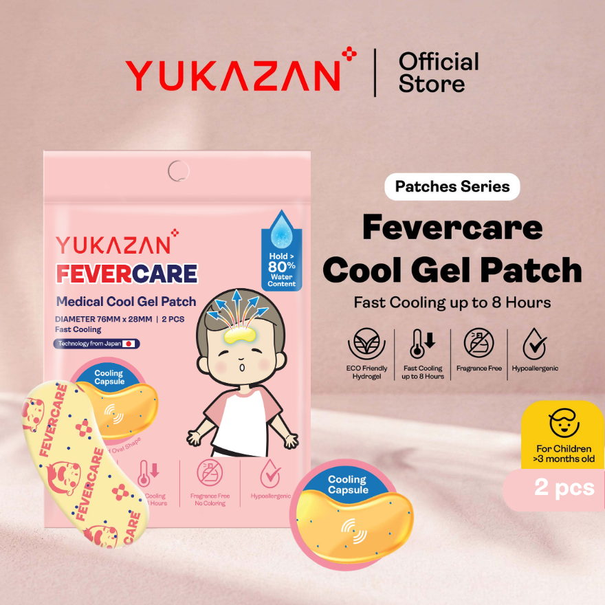 Yukazan Children Fevercare Cool Gel Patch (2's)