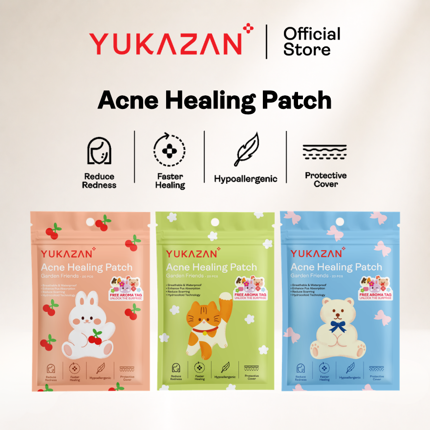 Yukazan Hydrocolloid Acne Healing Patch 20's