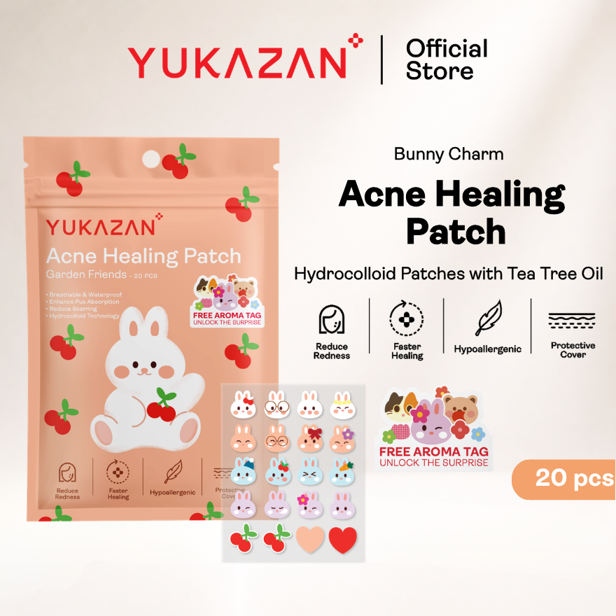 Yukazan Hydrocolloid Acne Healing Patch 20's