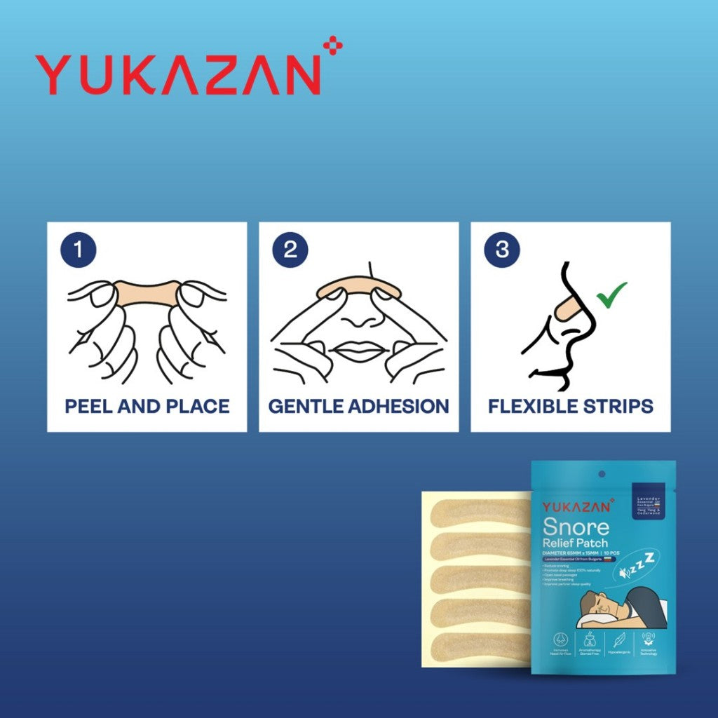 Yukazan Snore Relief Patch 10'S