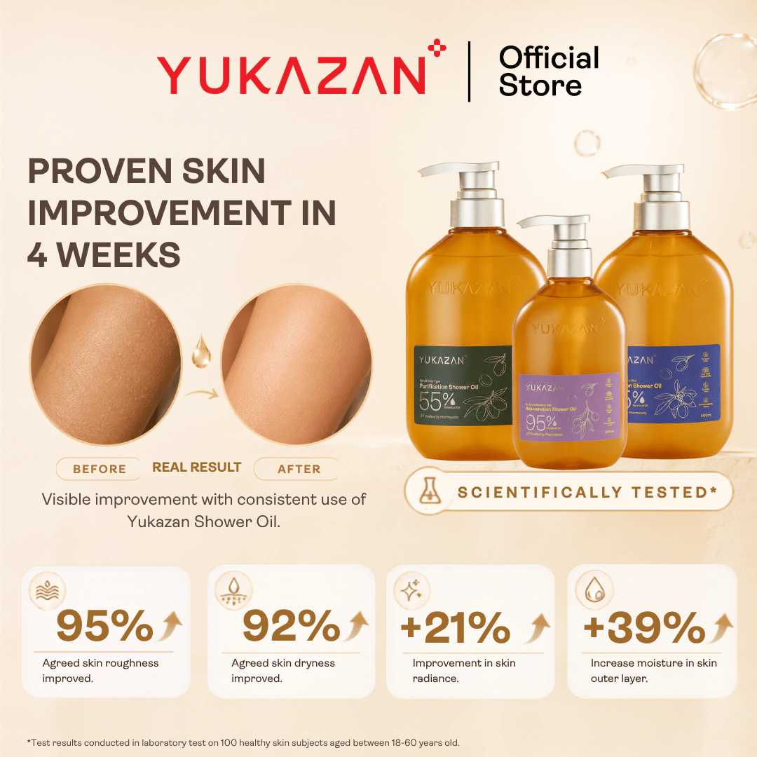 Yukazan 95% Rejuvenation Shower Oil (300ml)