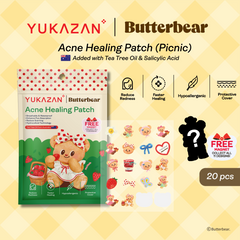 🎁 【Yukazan x Butterbear】 Hydrocolloid Acne Healing Patch 20's (100% off)