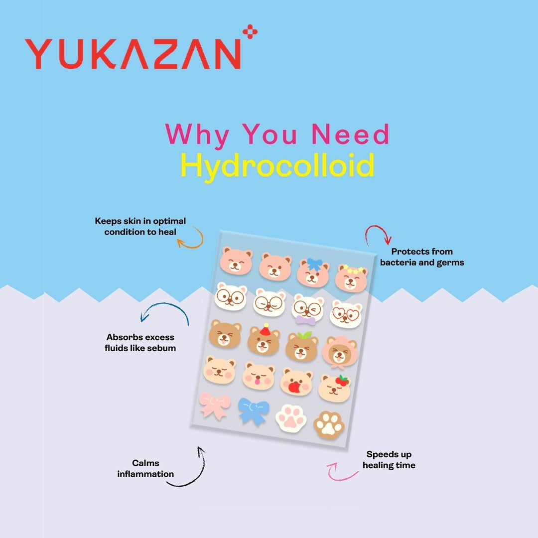 Yukazan Hydrocolloid Acne Healing Patch 20's