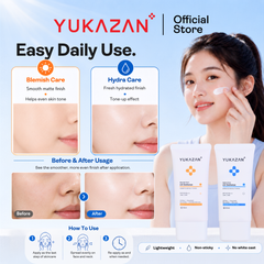 Yukazan Blemish Care UV Defence Sunscreen Sunblock SPF 50+ - 50ml