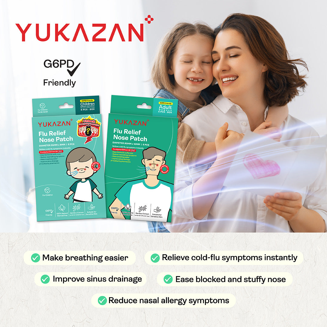 Yukazan Children Flu Relief Nose Patch 6'S