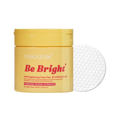 Yukazan POP! Be Bright Brightening Toner Pad 60'S / Soothing / pH Balancing / Skin care / Face / Moisturizing