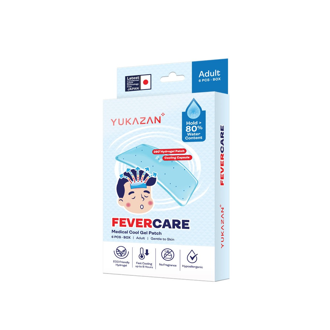 Yukazan Adult Fevercare Cool Gel Patch 6's