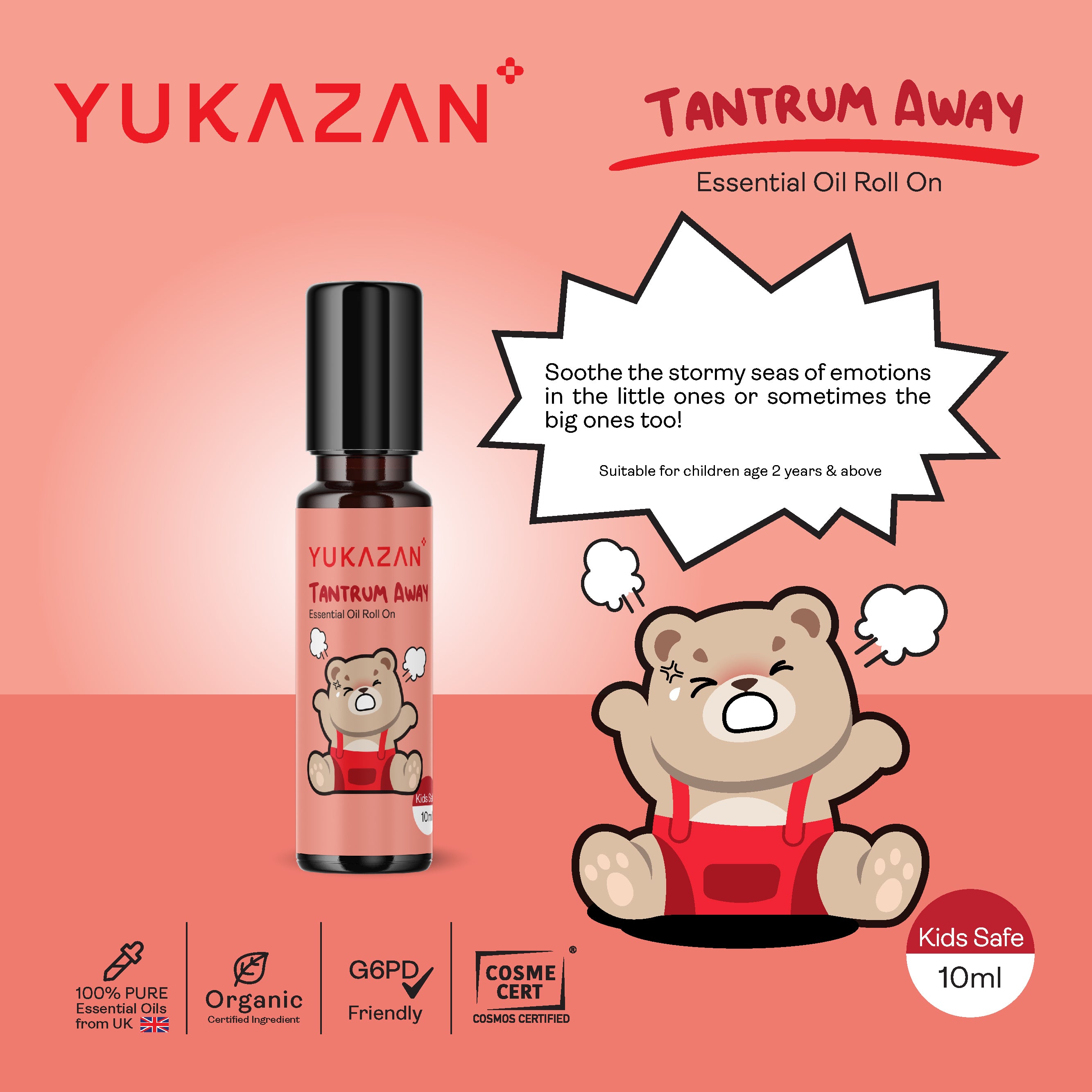 Yukazan 100% Pure Essential Oil Roll On (10ml)