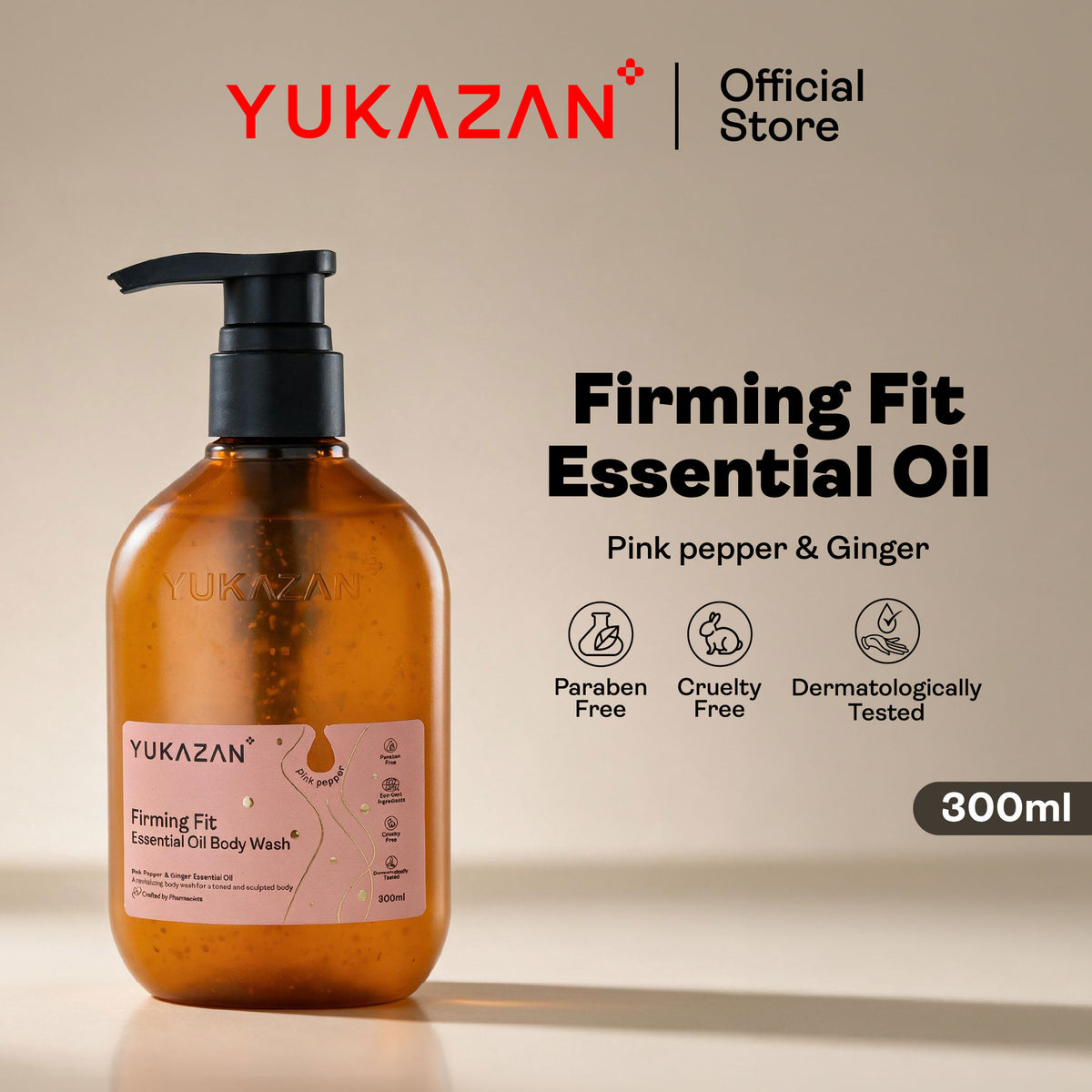 Yukazan Firming Fit Essential Oil Body Wash (300ml)