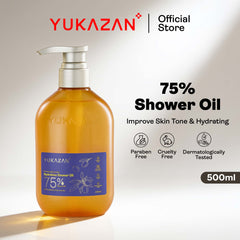 Yukazan 75% Hydrating Shower Oil (500ml)