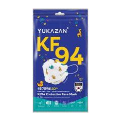 Yukazan Kids KF94 Animal Kingdom Protective Respirator Face Mask (50 Pcs/Box) - Yukazan Official Store